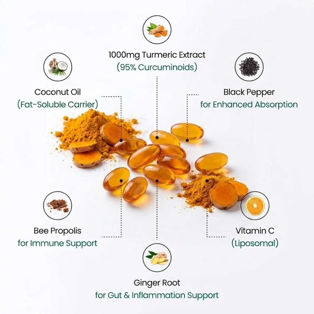 Turmeric Curcumin Capsules (1,000mg)